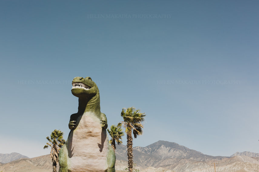Photograph of T-Rex of the Cabazon Dinosaurs