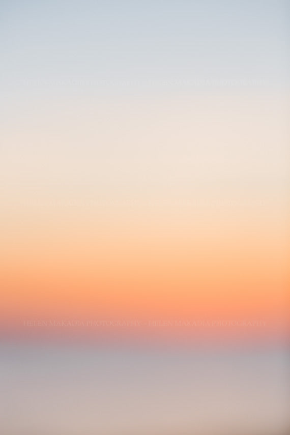 Summer Sunset Gradient Art Photograph