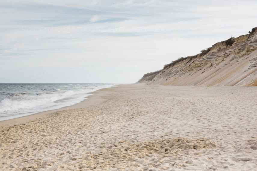 Marconi Cliffs and Beach on Cape Cod Photograph