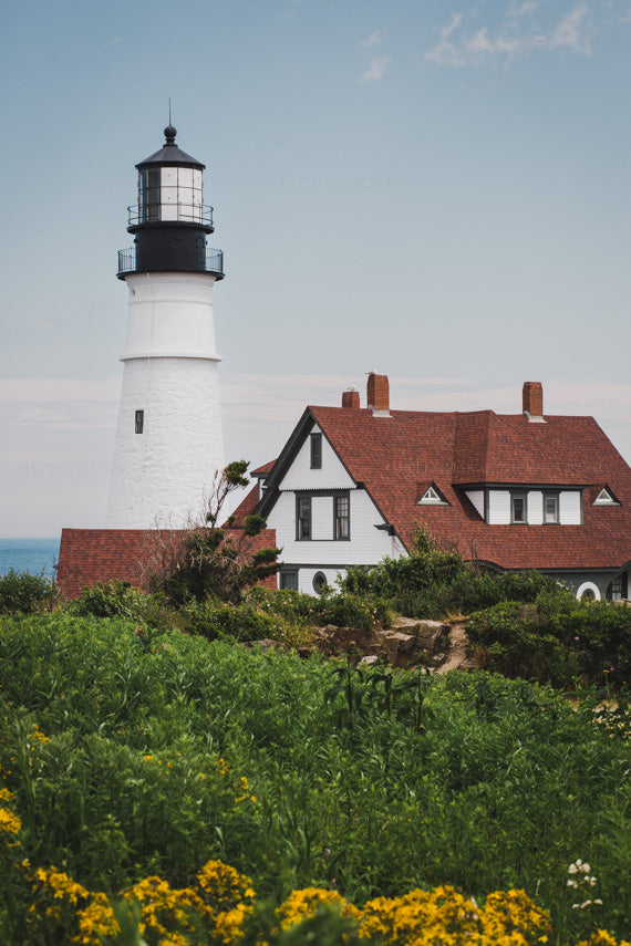 Photograph of Portland Head Light Maine Lighthouse 
