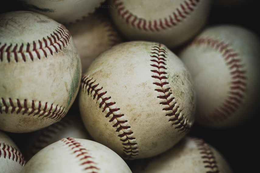 Baseball Photograph Print as Wall Art