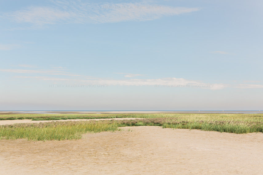Calming seascape photograph of cape cod as wall art