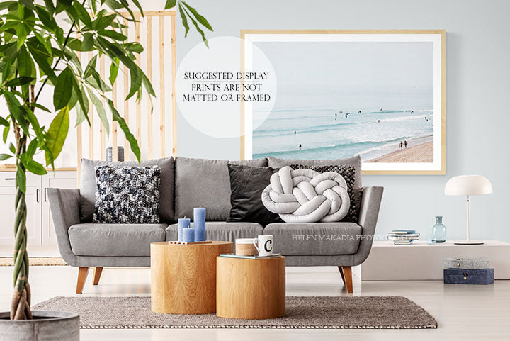 Soft Waves at Marconi Beach Framed in the Living Room 