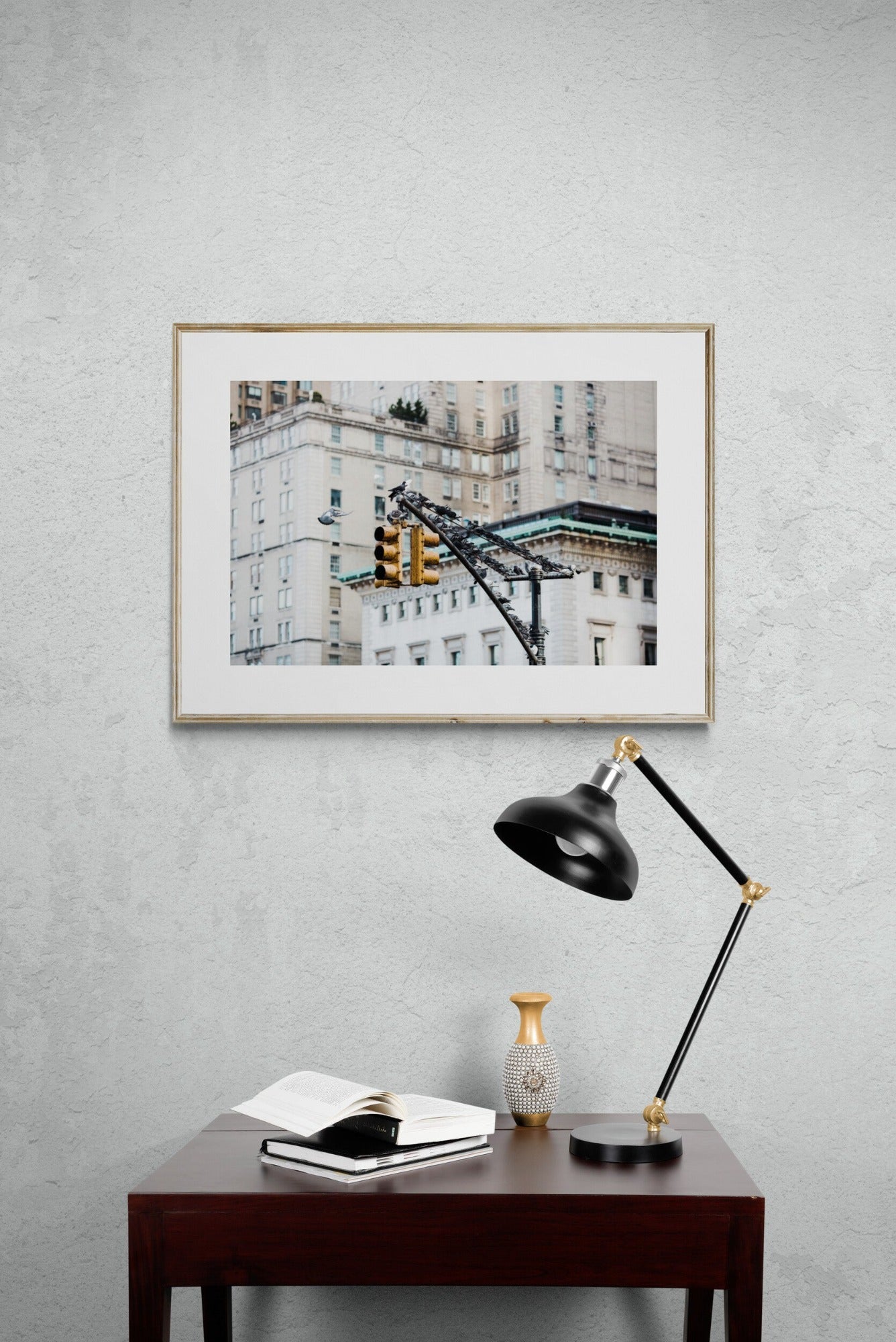 New York City Photograph Print in a home office as wall art