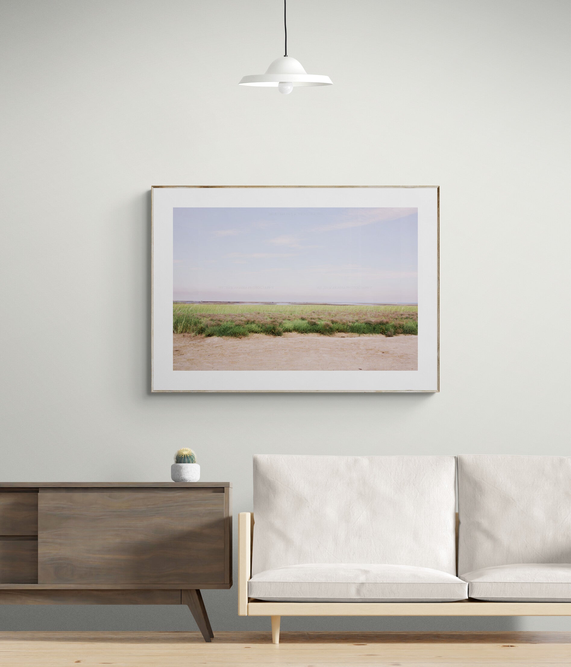 Sea Lavender Cape Cod Photograph Print as Living Room Wall Art