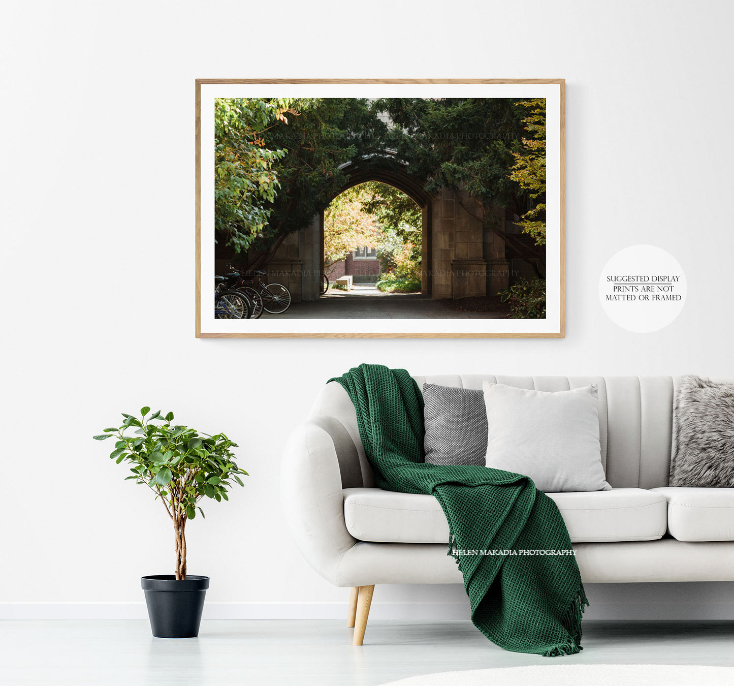 Wellesley College in Fall Framed Print