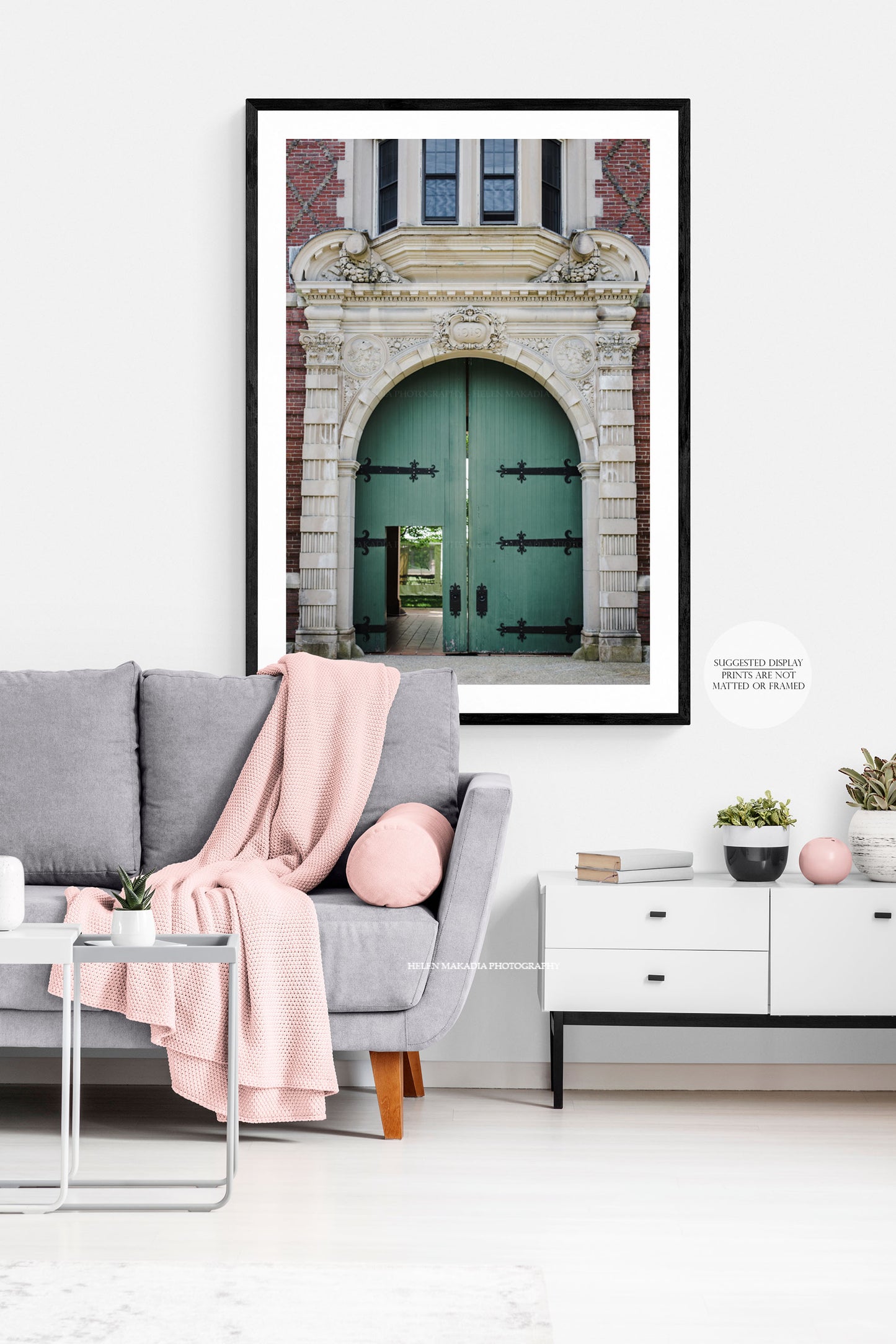 Framed Print of the Archway in the Quad at Wellesley College
