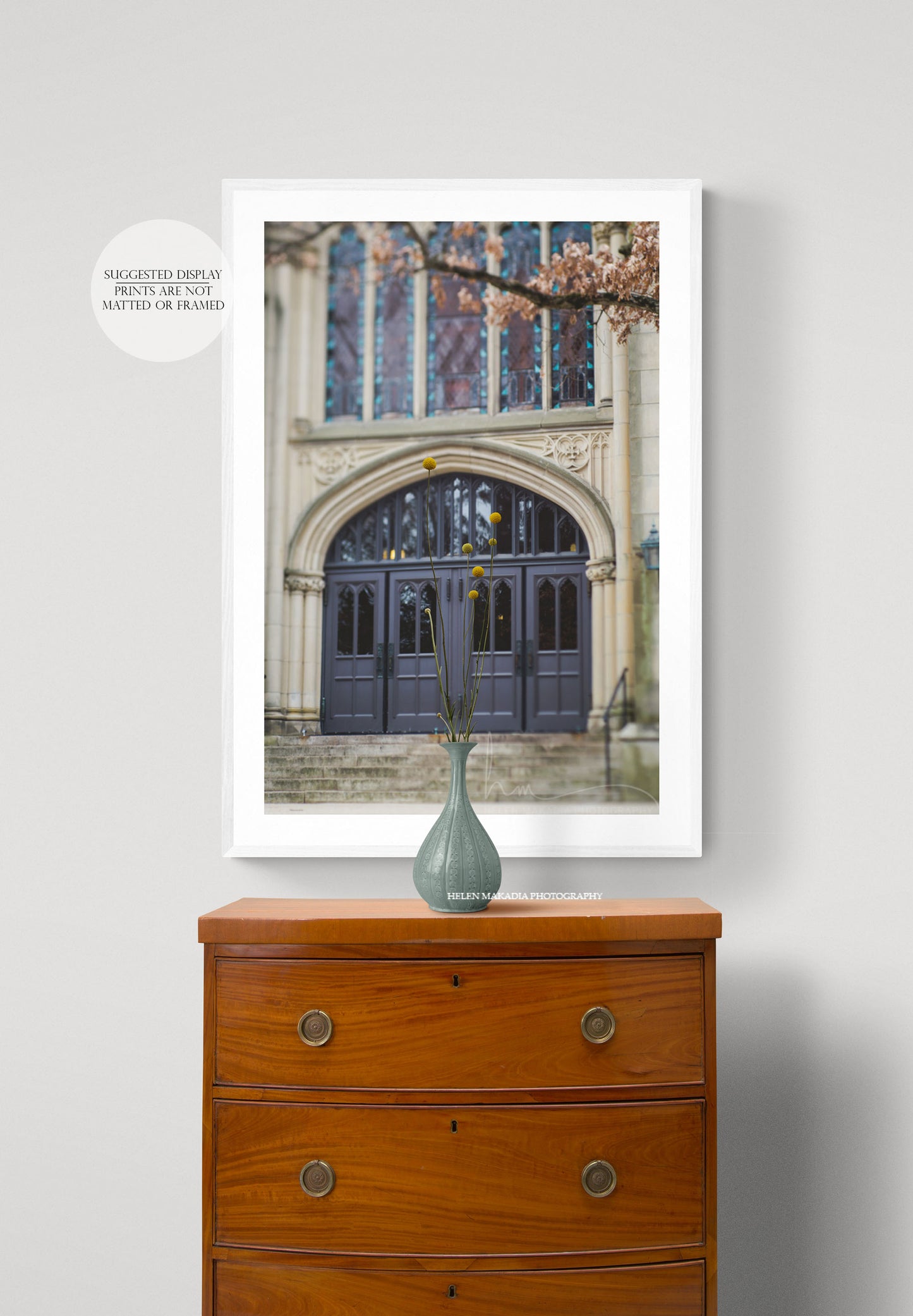 Wellesley College Chapel Print Framed