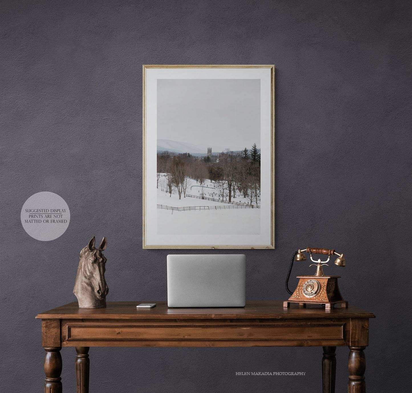 Western Mass Williamstown Photograph in the Winter