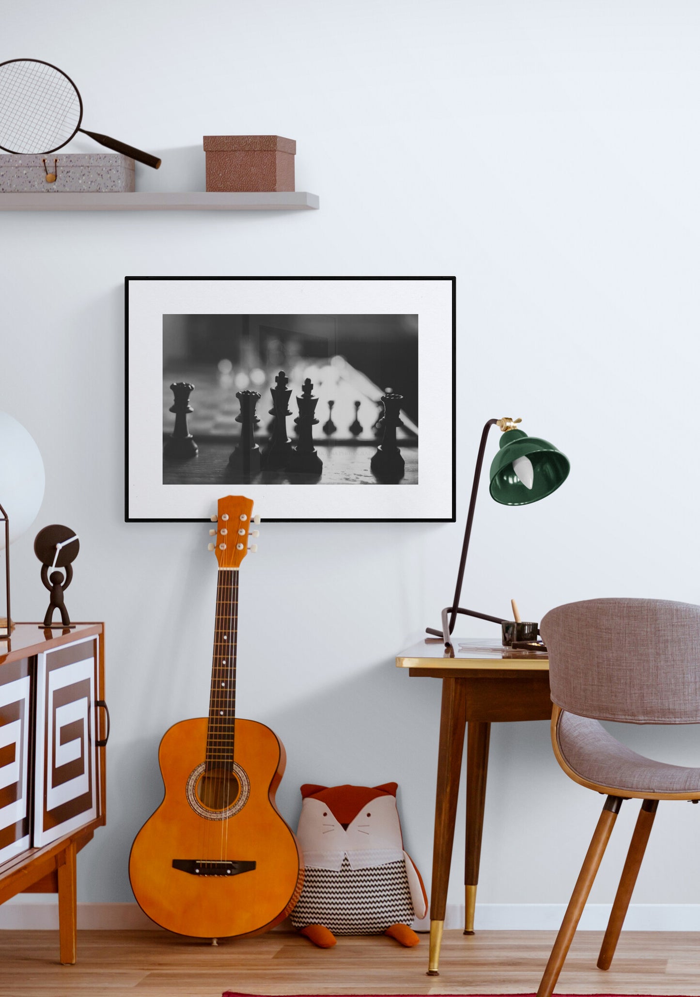 Chess Photography Print as Kids Room Wall Art