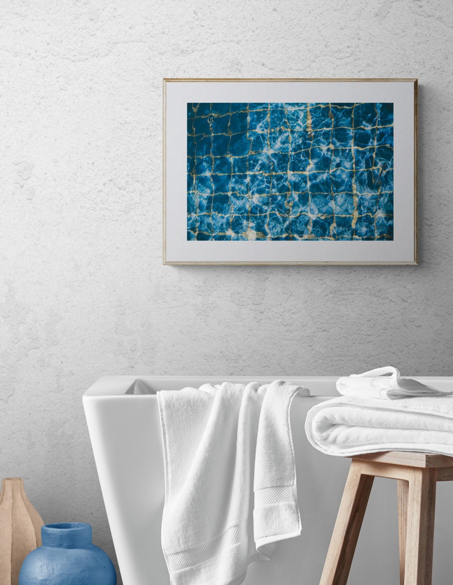 swimming pool waters photograph prints as bathroom wall art